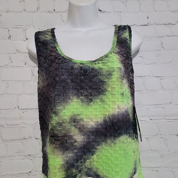 Women's Textured Tie Dye Ruched Butt Jumpsuit Large/XL - Picture 2 of 5